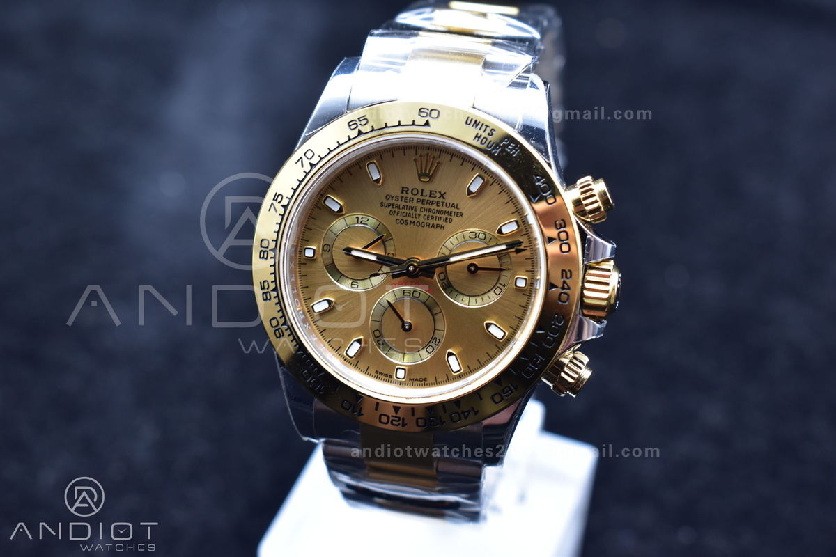 Daytona 116503 BTF 1:1 Best Edition 904L SS Case and Bracelet YG Dial SA4130